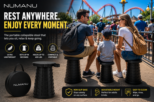 How to Survive Long Lines and Theme Parks Without Back or Foot Pain?