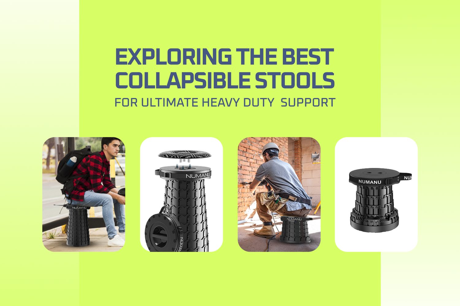 Best Collapsible Stools for Ultimate Heavy Duty Support