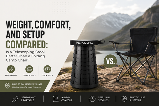 Weight, Comfort, and Setup Compared: Is a Telescoping Stool Better Than a Folding Camp Chair?