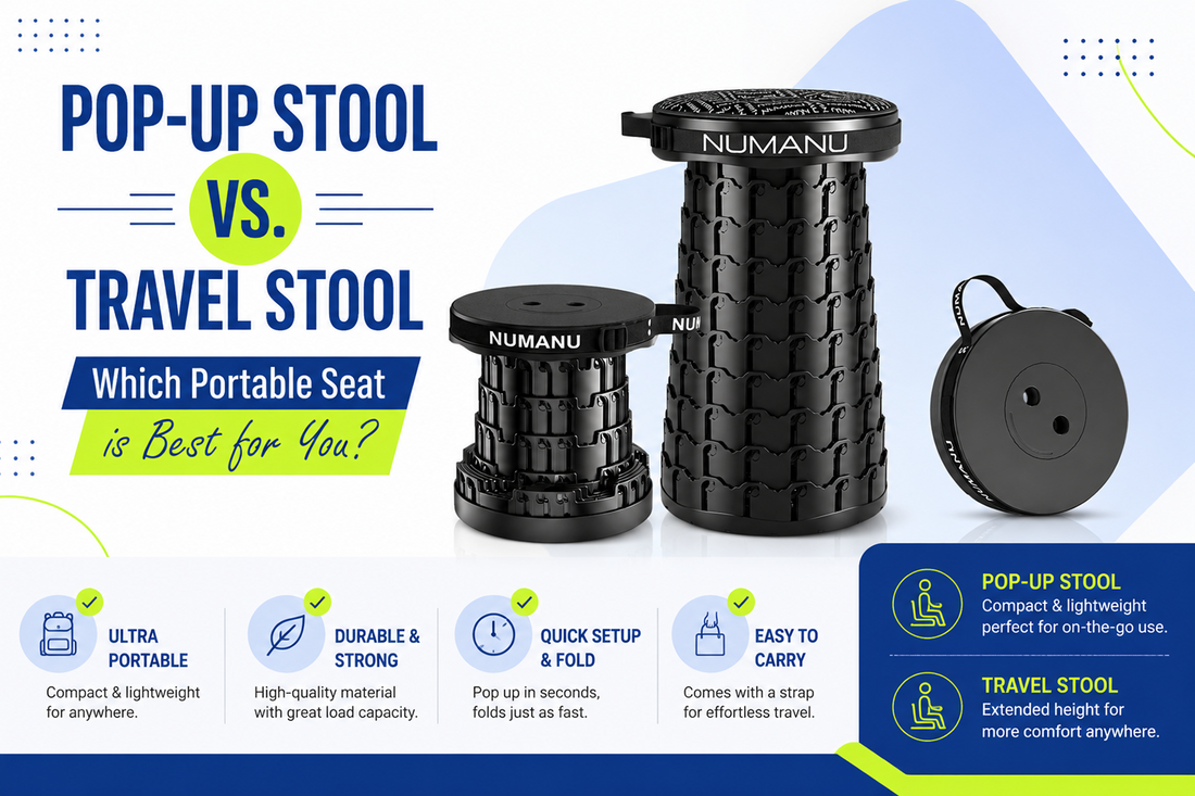 Pop-Up Stool vs. Travel Stool: Which Portable Seat is Best for You?