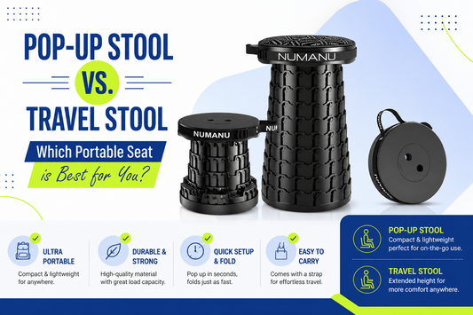 Pop-Up Stool vs. Travel Stool: Which Portable Seat is Best for You?