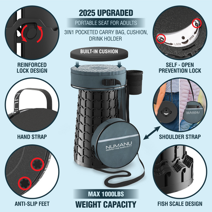 19.7" XXL Taller & Wider + 3IN1 Cushion Carry Bag