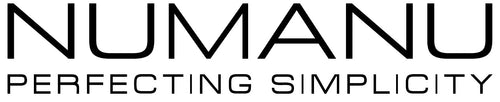 Logo of NUMANU with tagline 'Perfecting Simplicity' on a white background