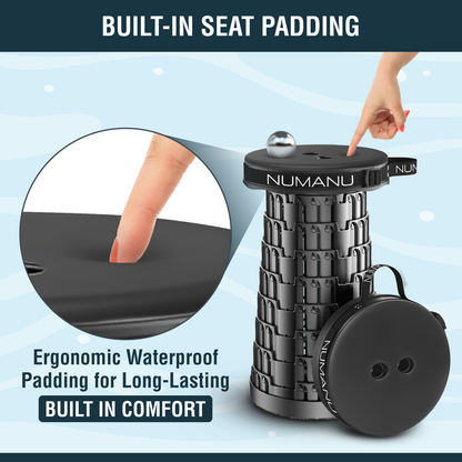 Standard Round Collapsible Stool - 620lb Capacity