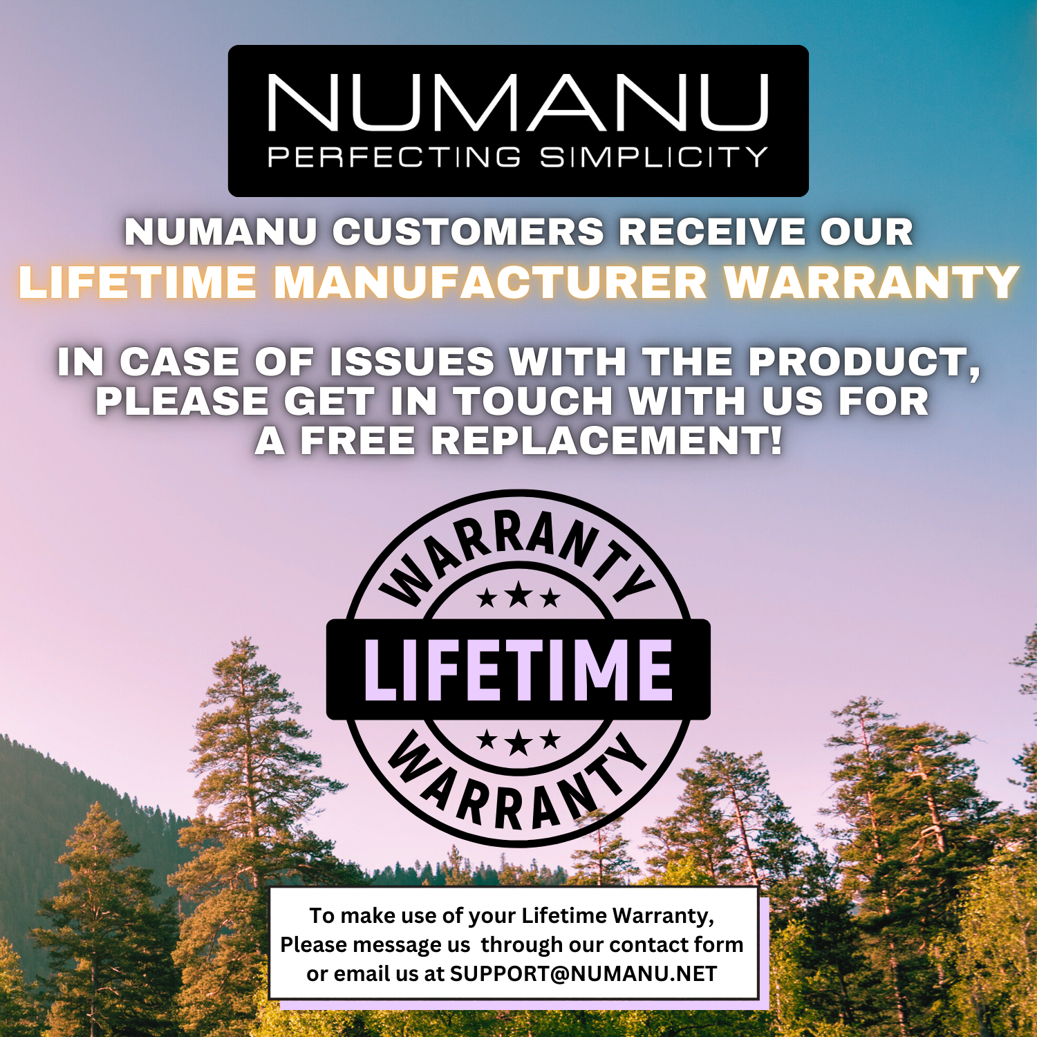 Lifetime Warranty Coverage Explanation